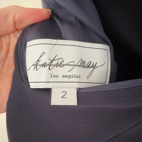 Katie May navy maxi gown with twist back. NWT - Picture 3 of 3